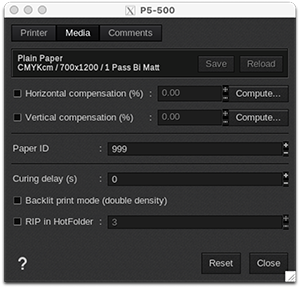 Durst-P5-500-Printer settings-Media.png
