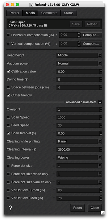 Roland-LEJ640 - Printer settings - Media.png
