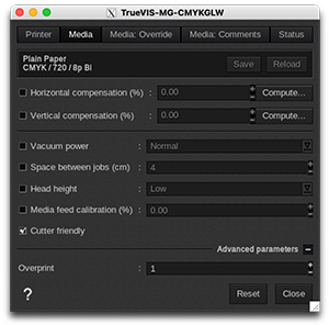 Roland-TrueVIS-MG - Printer settings - Media.png
