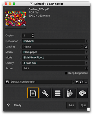 Mimaki-TS330-Page setup.png