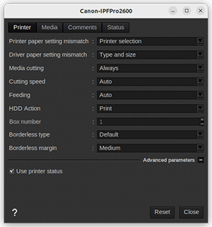 Canon IPFPro X600 and 5X6 - Printer settings - Printer.png