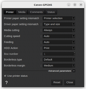 Canon GP X600S:5X6S - Printer settings - Printer.png