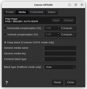 Canon GP X600S:5X6S - Printer settings - Media.png