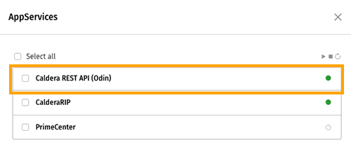 CalderaDock 3.6 - Now all services show status.png