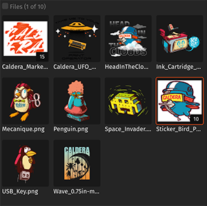 Caldera DTFilm V1 - FileManager - Thumbnails.png