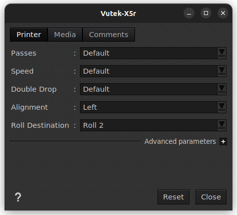 EFI-Vutek-X5r, print module, printer settings.png