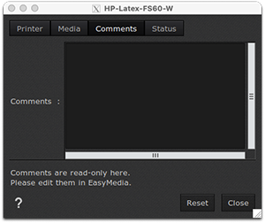 hp latex fs60w - Printer settings - Comments tab.png