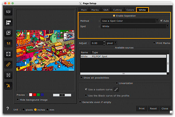 Epson S9100, page setup, white tab.png