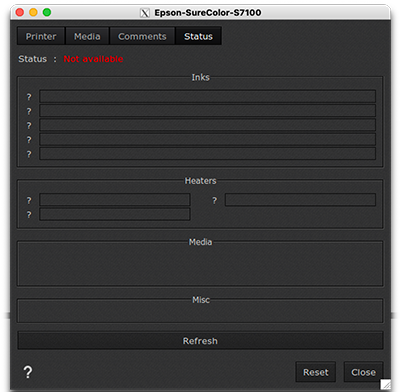 Epson SureColor S7100 - Printer settings, status.png