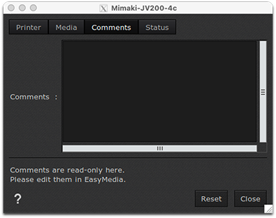 Mimaki JV200 - Printer settings - comments tab.png
