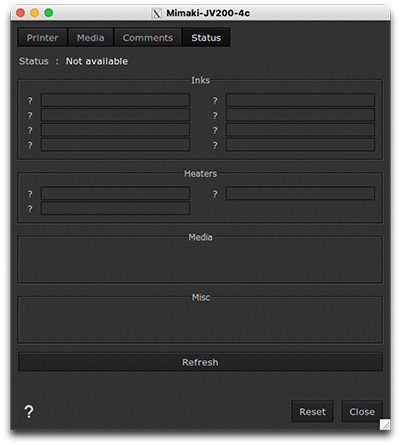 Mimaki JV200 - Printer settings - status tab.png
