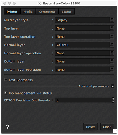 Epson S9100, printer settings, printer V19A leg.png