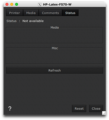 HP Latex FS70W - Printer settings - status tab.png