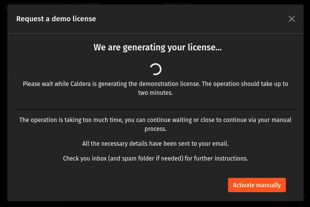 CalderaDock v3.17, demo license auto register modal.png