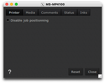 MS MP Series, printer settings, printer tab.png
