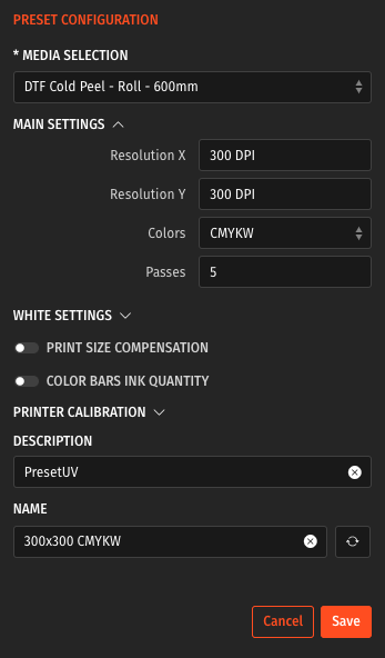 Caldera DTFilm RIP V2.4, devices, presets.png