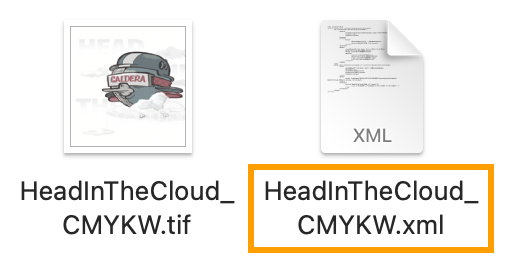 Caldera DTFilm RIP V2.3, xml job ticket success.png