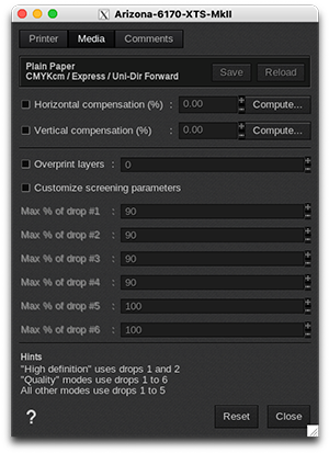 Arizona 6100 Mark II - Printer settings - Media.png